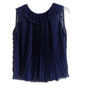 NWOT Oscar de la Renta Pleated Top, Size 8